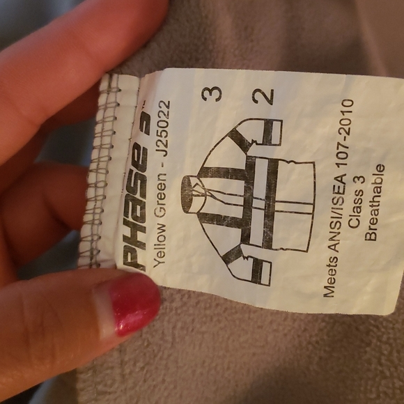 Tingley phase 3 ANSI class 3 shift shell Hi-Vis jacket - Picture 3 of 4